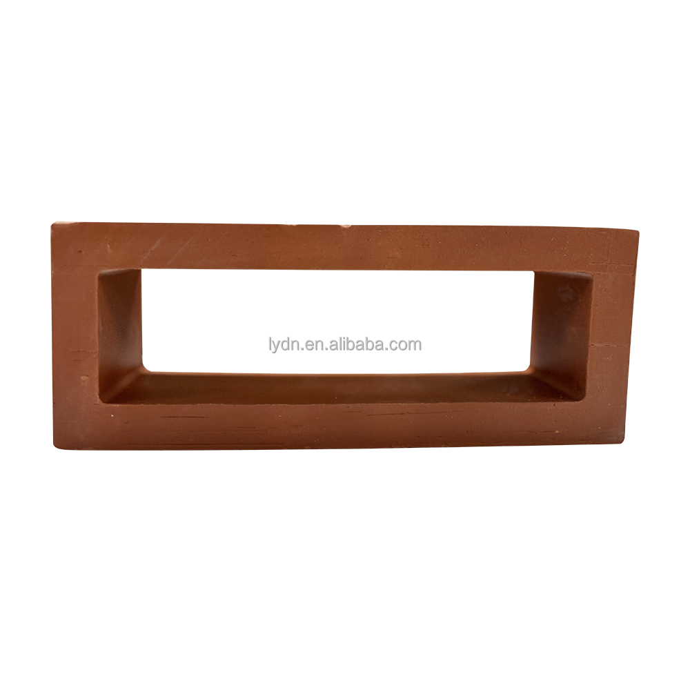 800 Centigrade Heat Insulation Terracotta House Build Block Decorative Material Rectangle Hollow Perforated Brick Outside