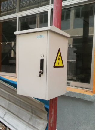 Rustproof Wall Mounted Outdoor Electrical Cabinet Pole Mount Enclosure