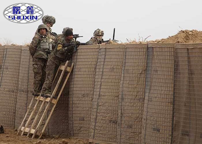 Mil 1 7 10 Galvanized Welded Bastion Barrier For Military