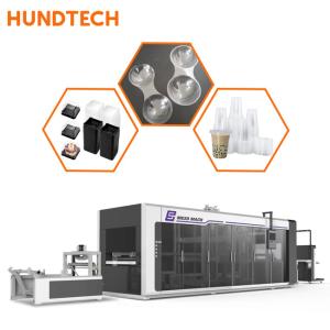 China BOPS Hips Pressure Thermoforming Machine Vacuum Mould Machine wholesale