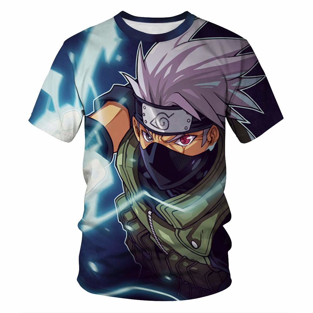 Unisex Anime Graphic Tees , Funny Anime Shirts Regular Adult Size Loose Fit