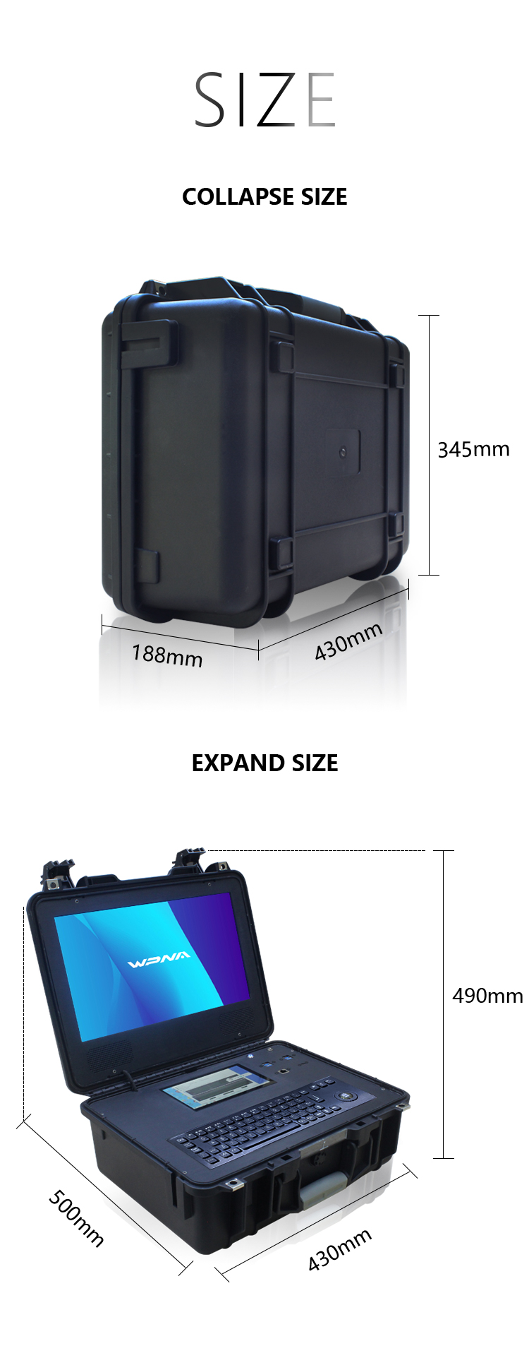 Top Performance Waterproof I7 8th Generation 256GB SSD Rugged Toughbook Industrial Laptop With Pluggable Battery