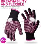 Reusable EN407 Silicone Heat Resistant BBQ Gloves XL OEM ODM