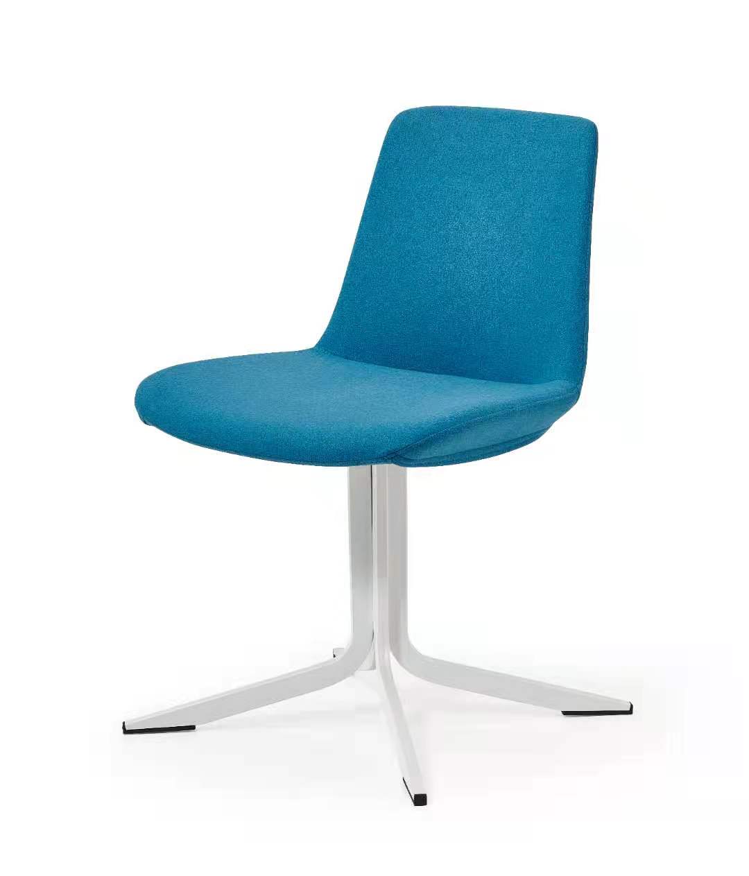NO Folded Office Fashion Sofa Chair Multi-color Fabric Lounge PC Chair with Metal Legs