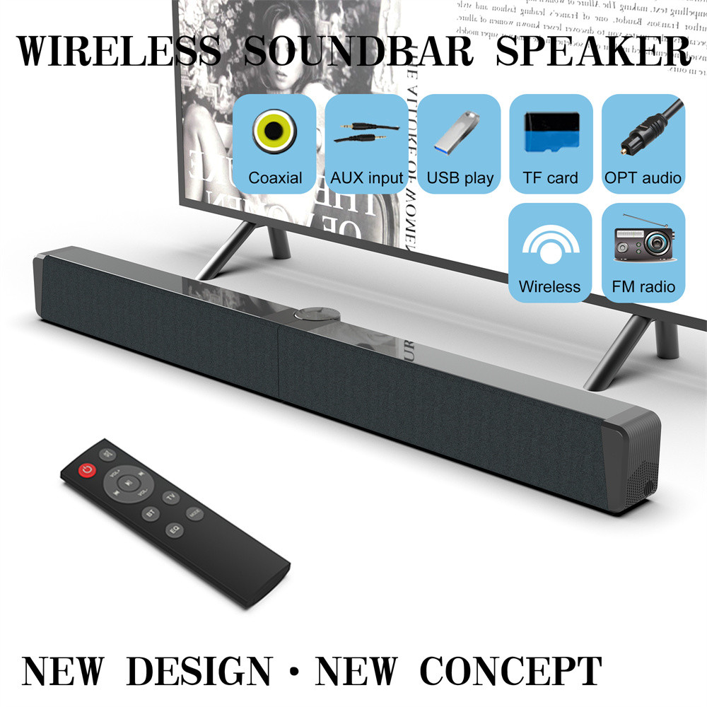 Hdmi Input Soundbar Portable Sound Bar Speaker Universal Compatible 60Hz-20KHz