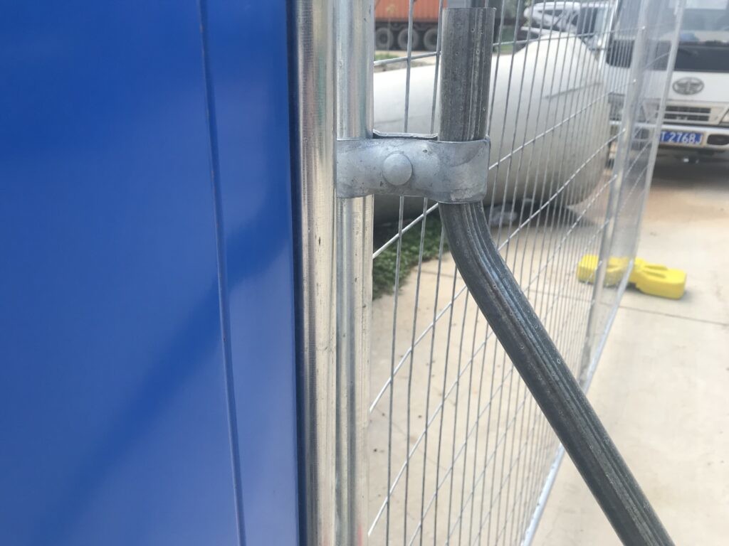 OD 40mm temporary construction fence Heavy Duty Robustness Design 2.1mx2.5m temporary fence panels with water-filled des