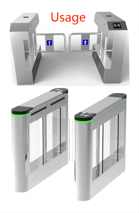 Entrance And Exit Automatic Barrier Gate Car Parking Turnstiles Waterproof
