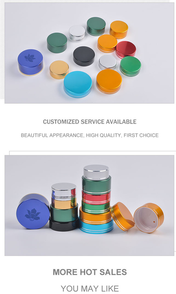 Full Color Printing Wide Mouth Polypropylene Plastic Bottles Caps Custom 45mm