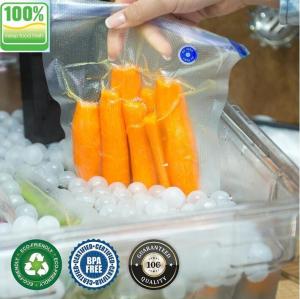 China vacuum sealer storage bag Heat seal laminated transparent vacuum plastic food packing bags for sausage, BAGPLASTICS. BAG wholesale