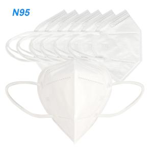China Face Anti Mask Disposable Nonwoven N95 Face Mask , Now Woven Fabrics Melthblown N95 Mask wholesale