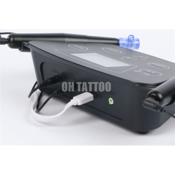 Black Pearl Micropigmentation Machine Double Handpiece For Permanent Makeup Eyebrows