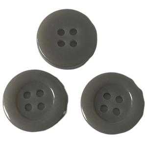 China Grey Color Urea Buttons 15mm Use On Fireman Clothes Sewing Shirt wholesale