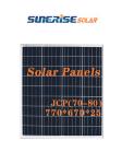 CE Polycrystalline 18V 36 Cells 80w Solar Panel