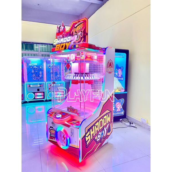 Playfun Shadow Boy Clip Gift Prize Game Machine Vending Catch the Dolls Vending Claw Machine Amusement Arcade Games