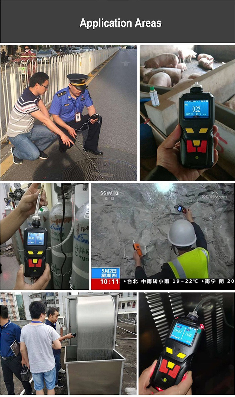 MS400-CL2 Zetron chlorine gas monitor Cl2 Highly Toxic Gases In Chemical