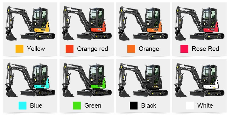 Toros 3.5 Ton Mini Excavator With Kubota Engine Micro Digger Mult Functions bagger