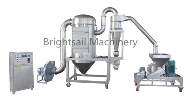 SUS304 Powder Rice Flour Milling Machine 100KW For Food Industry