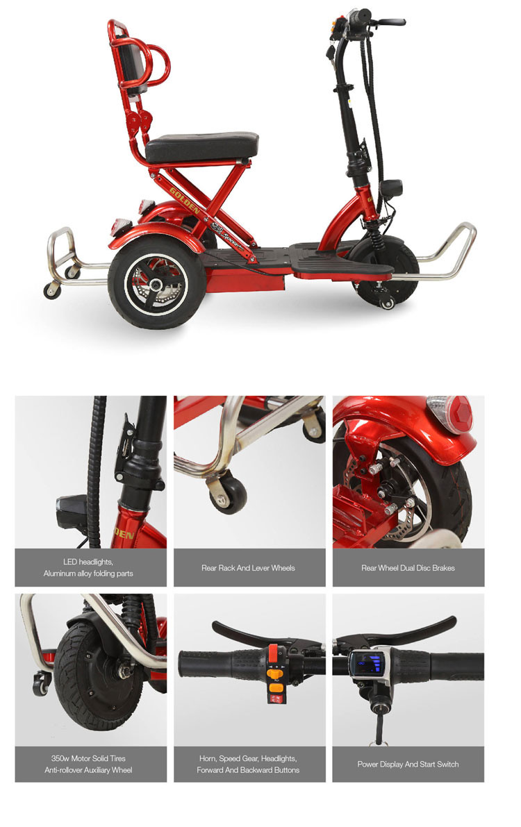 3 Wheels Aluminum Electric Tricycle Cargo Bike 48v 500w 24Inch 20Inch Fat Tire
