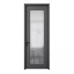 Frosted Glass Bathroom Wood Door Modern Waterproof Interior Wooden 45mm / 50mm