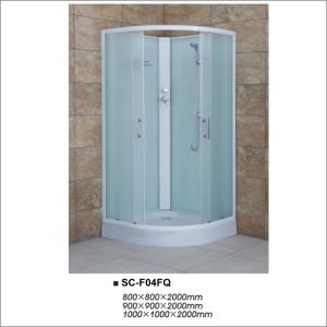 China Fabric Glass Quadrant Shower Enclosures , Sliding Door Shower Room 900*900*2000mm wholesale