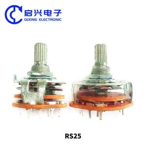 China bonens RS25-1-12 Shaft Band Selector Rotary Switch wholesale