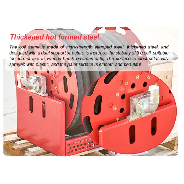 Certificate / Made in Hubei Mobile Mini Small 24v Motor Driven Fuel Reel Electric Hose Reel