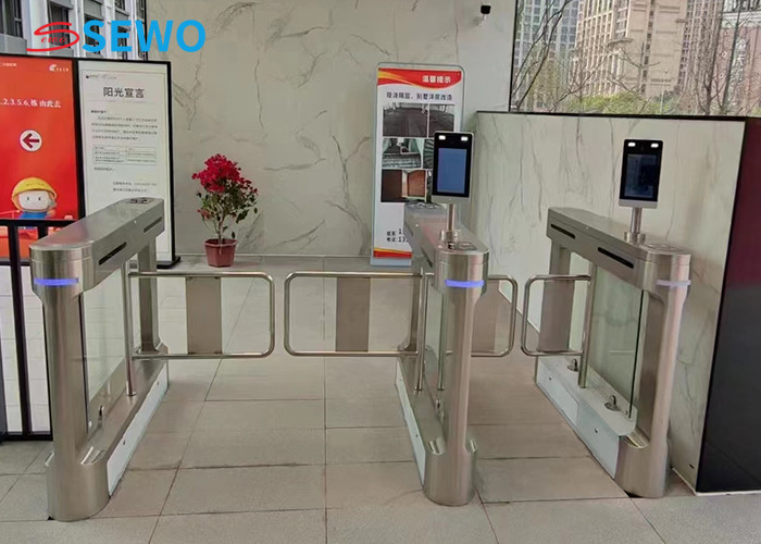 Customized Widening Swing Turnstile Barrier Gate For Non Motorized Vehicle Pedestrian