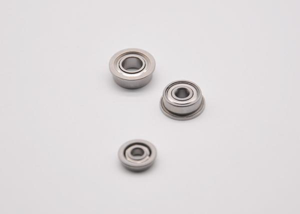 Miniature MF684ZZ Flanged Extended Bearings , Single Row Ball Bearing For RC