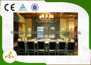 China Electromagnetic Heating Teppanyaki Grill Table Customized 10 Seats Capacity wholesale
