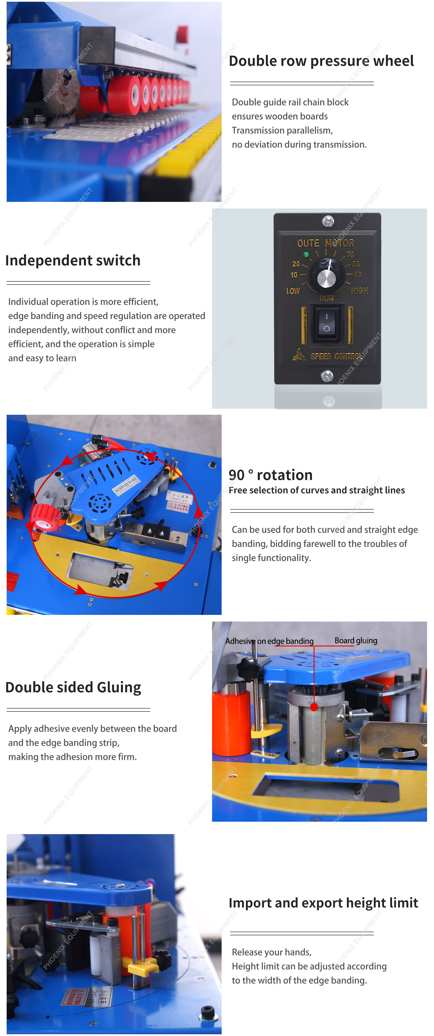 220V/380V/customization DW102 Curved Cabinet Automatic Woodworking Furniture Rounding Edge Banding Bander