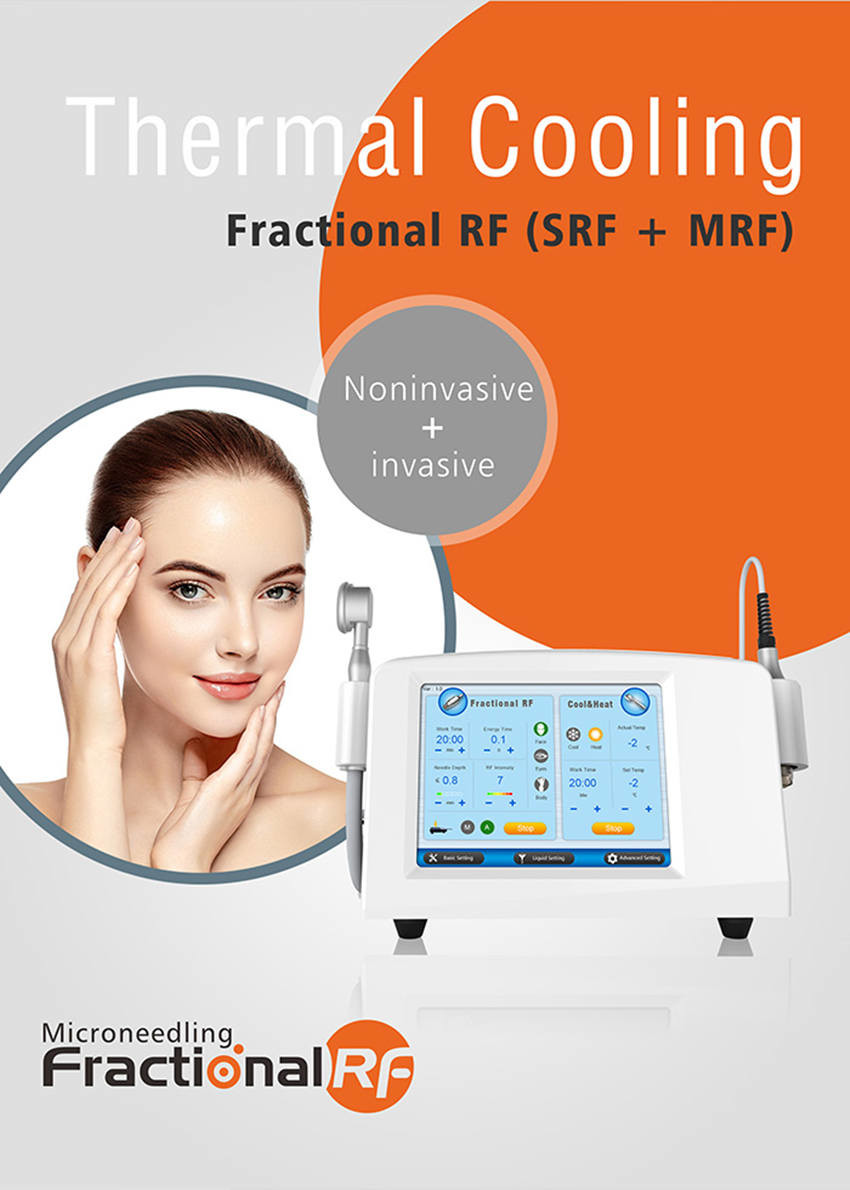 10.4 inch Touch Screen RF Microneedle Machine Thermal Cooling Scar Reduction Machine
