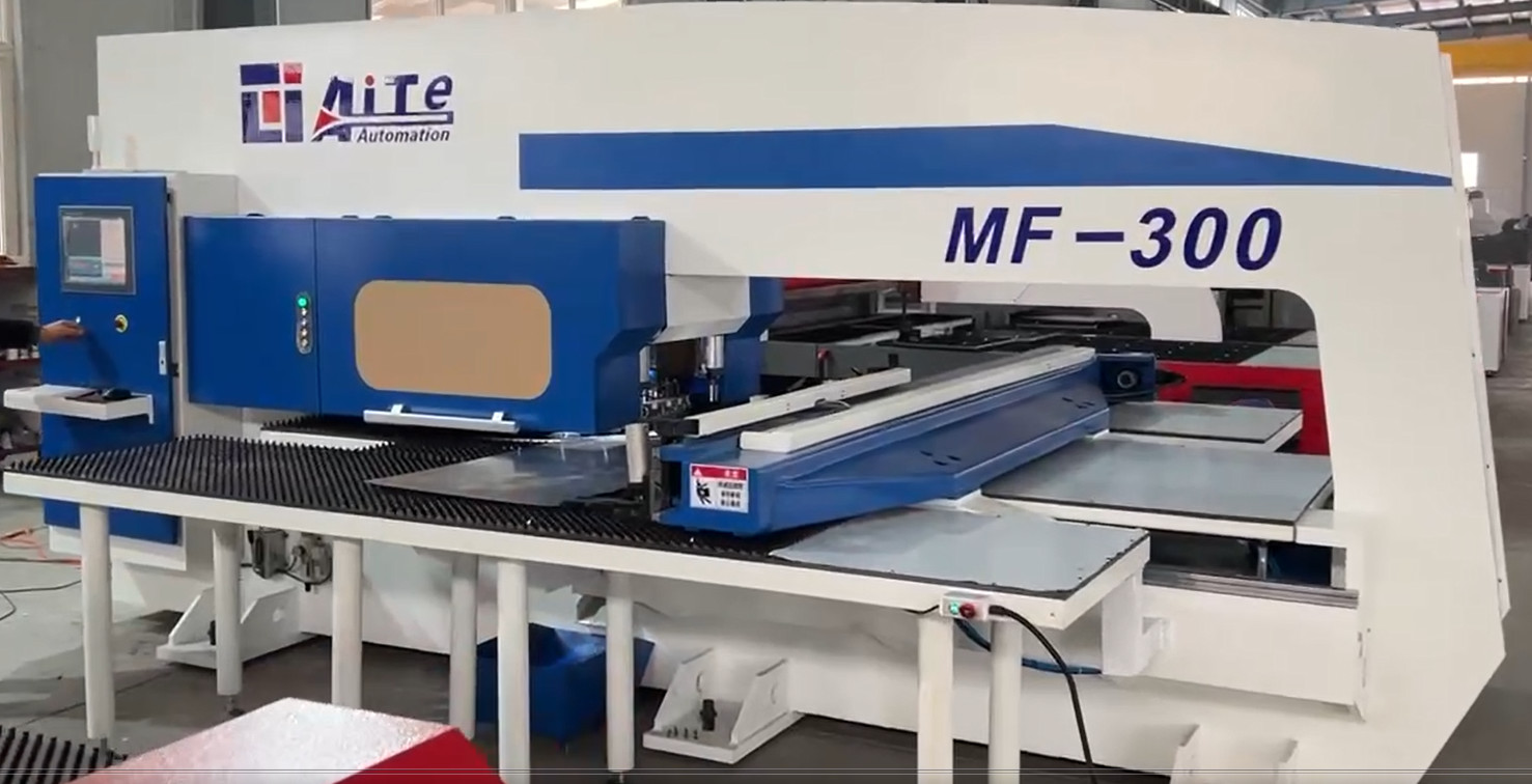 Low Noise Turret Punch Press Machine Turret Punching Machine For Metal Stamping