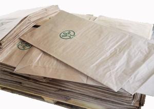 China Biodegradable Pinch Bottom Paper Bags Yard Garden Waste Brown Kraft Paper Bags wholesale