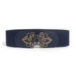 Alloy Buckle Women Elastic Belts 100cm Invisible Waist Belt