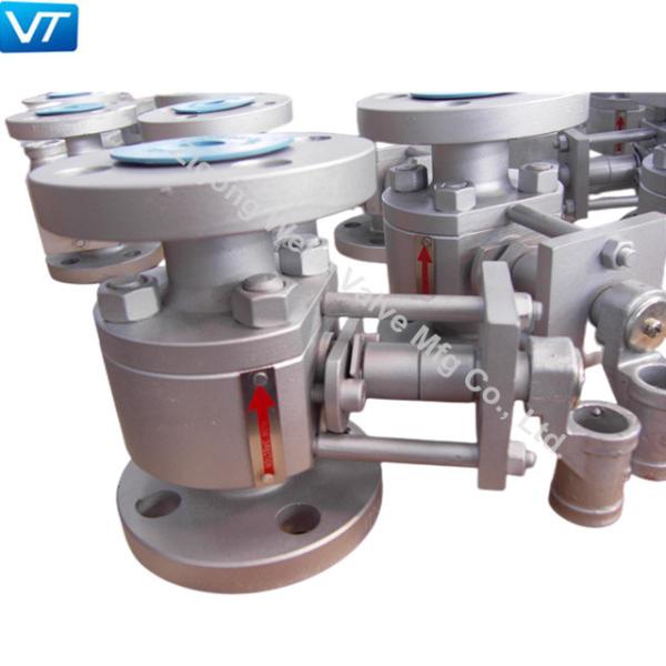 SS High Pressure High Temperature Ball Valve 500 Degree Heat Resistant Ball