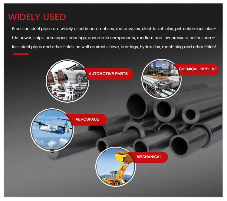 Hydraulic Pipe Cold Rolled Carbon Welded Tubes for Oil Pipeline Transportation