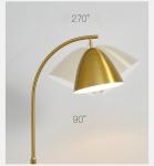 Coffee table floor light Nordic modern sofa side metal creative marble bedside