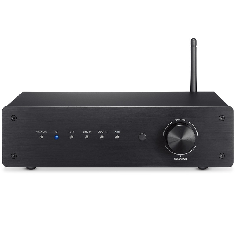 Solid 2 Channel Bluetooth Amplifier Class D HiFi Home Stereo Audio Power Amplifier
