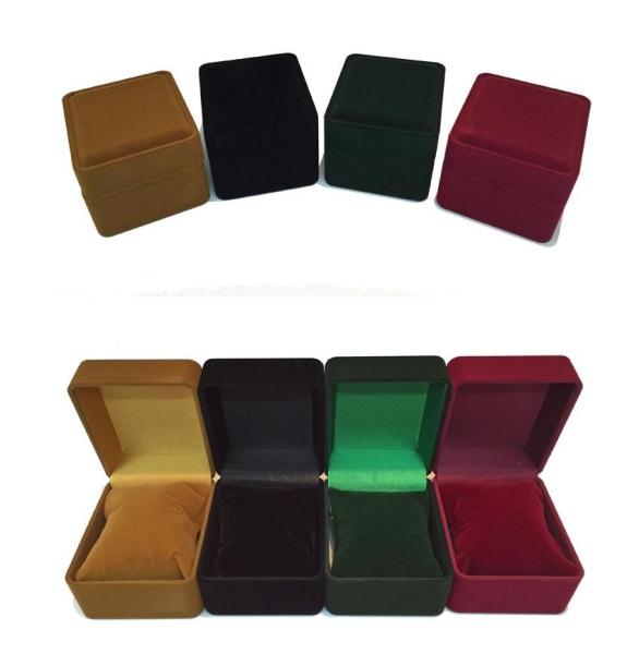 Professional branded watch box, flocking custom watch box, wholesale luxury