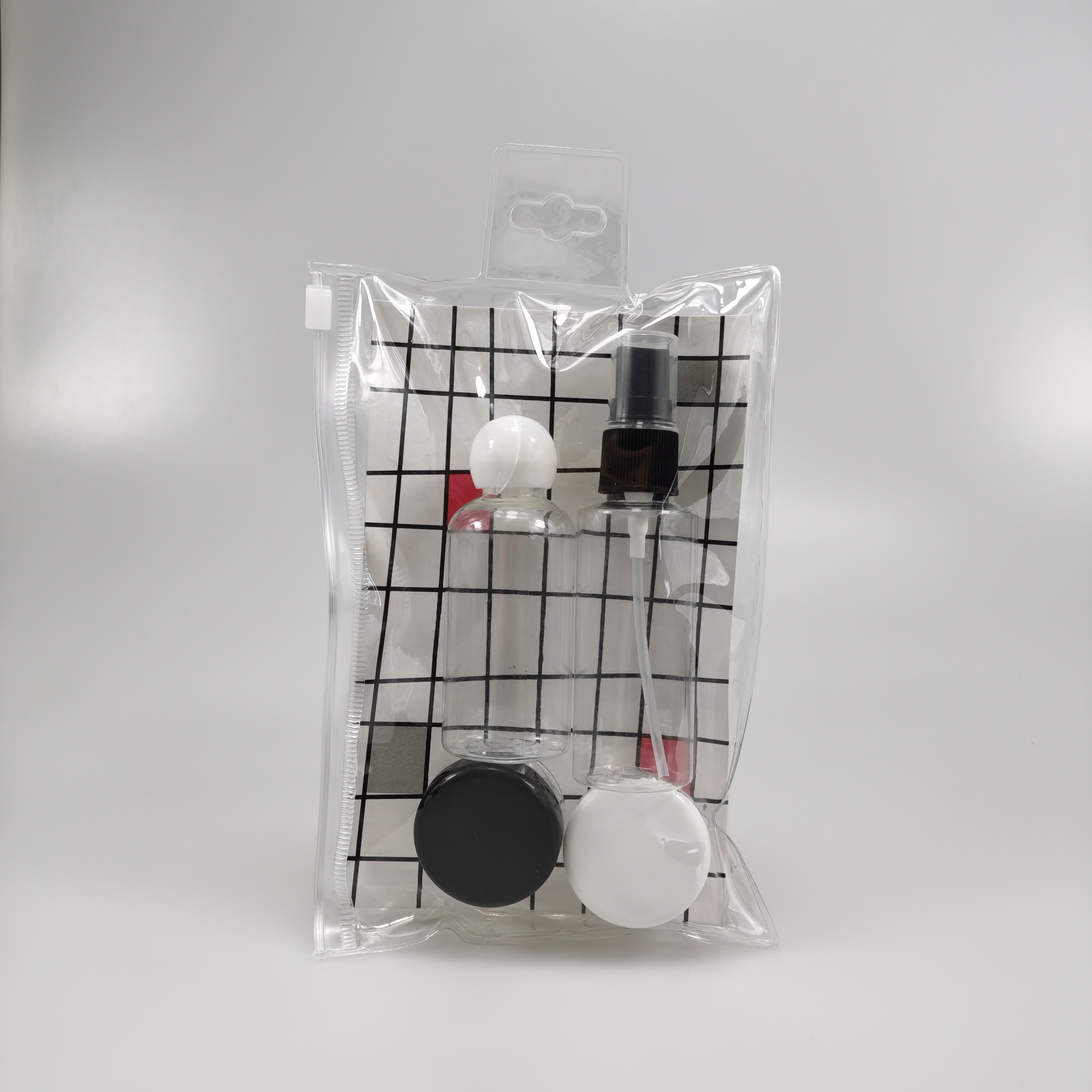 Leak-Proof Travel Bottles Set for Toiletries Sealing Type PUMP SPRAYER Body Material PET