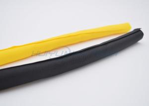 China Abrasion Resistance Self Closing Cable Wrap , Colorful Split Braided Wire Loom wholesale