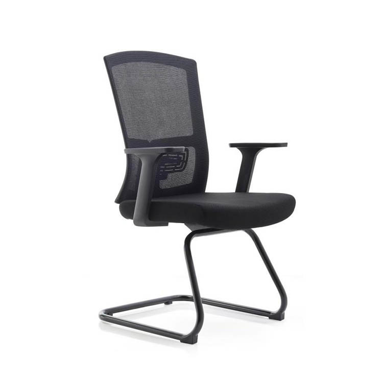 Conference Fabric Swivel Desk Chair Polyurethane Height Adjustable Office Chair