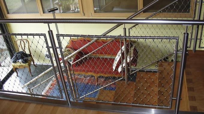 Flexible Stainless Steel Wire Rope Mesh Architecture Cable Mesh For Balustrade Infill 2