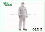 Workwear Non-Woven Type 5 Disposable Coverall With Hood And Feetcover For
