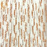 3D Flower Lace Beaded Bridal Embroidery Fabrics For Party