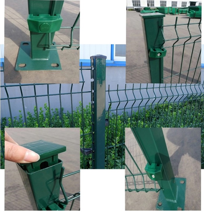 Cheap Galvanized Iron Wire Mesh Panel 3d Curved Houses Garden Perimeter Fence Manufacture