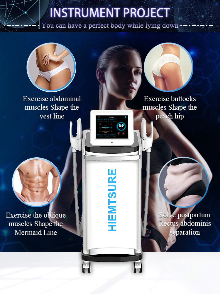 55 Inch Power 2000W EMS Body Slimming Machine For Beauty Salon Muscle Add Fat Reduction
