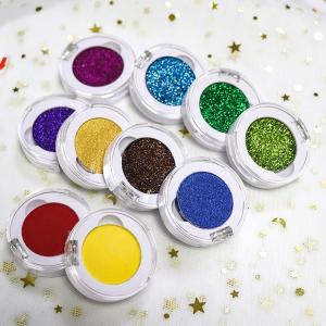 China Lightweight 20g Single Color Eyeshadow Shimmer Glitter Smooth Powder wholesale