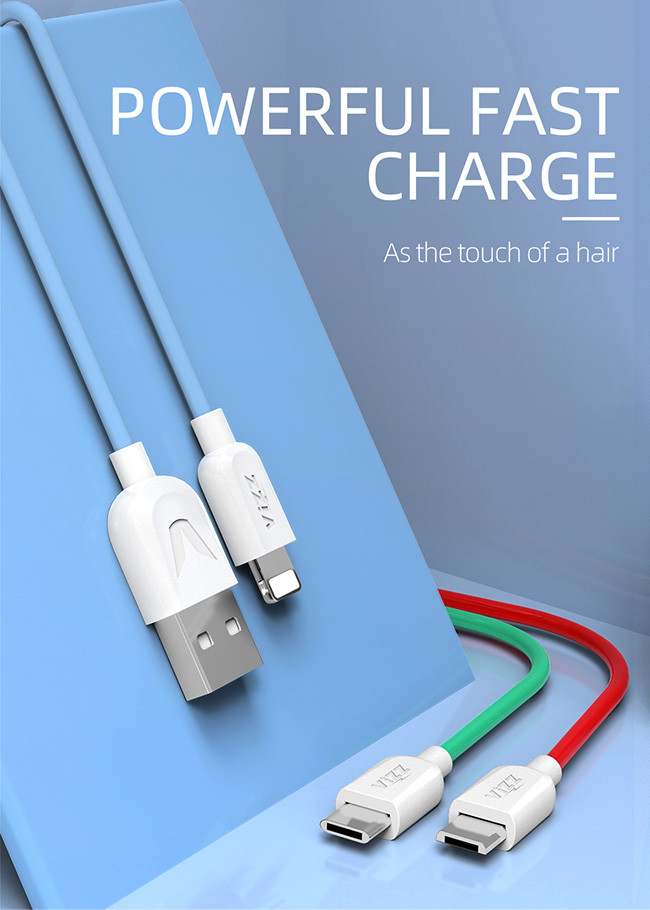 USB Micro Type C Lightning Mobile Phone CD10 USB Charging Cables