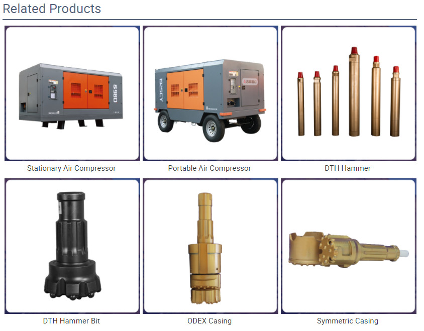 Adaptive Conditions Loose Layer Trailer Mounted Water Well Drilling Rig